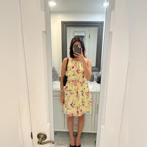 Floral Yellow Dress